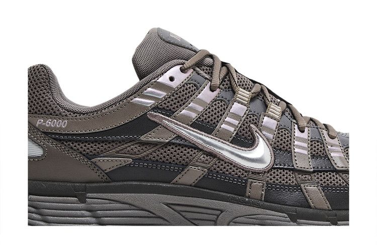 Nike P-6000 Cave Stone Medium Ash Flat Pewter Metallic Silver CD6404-202