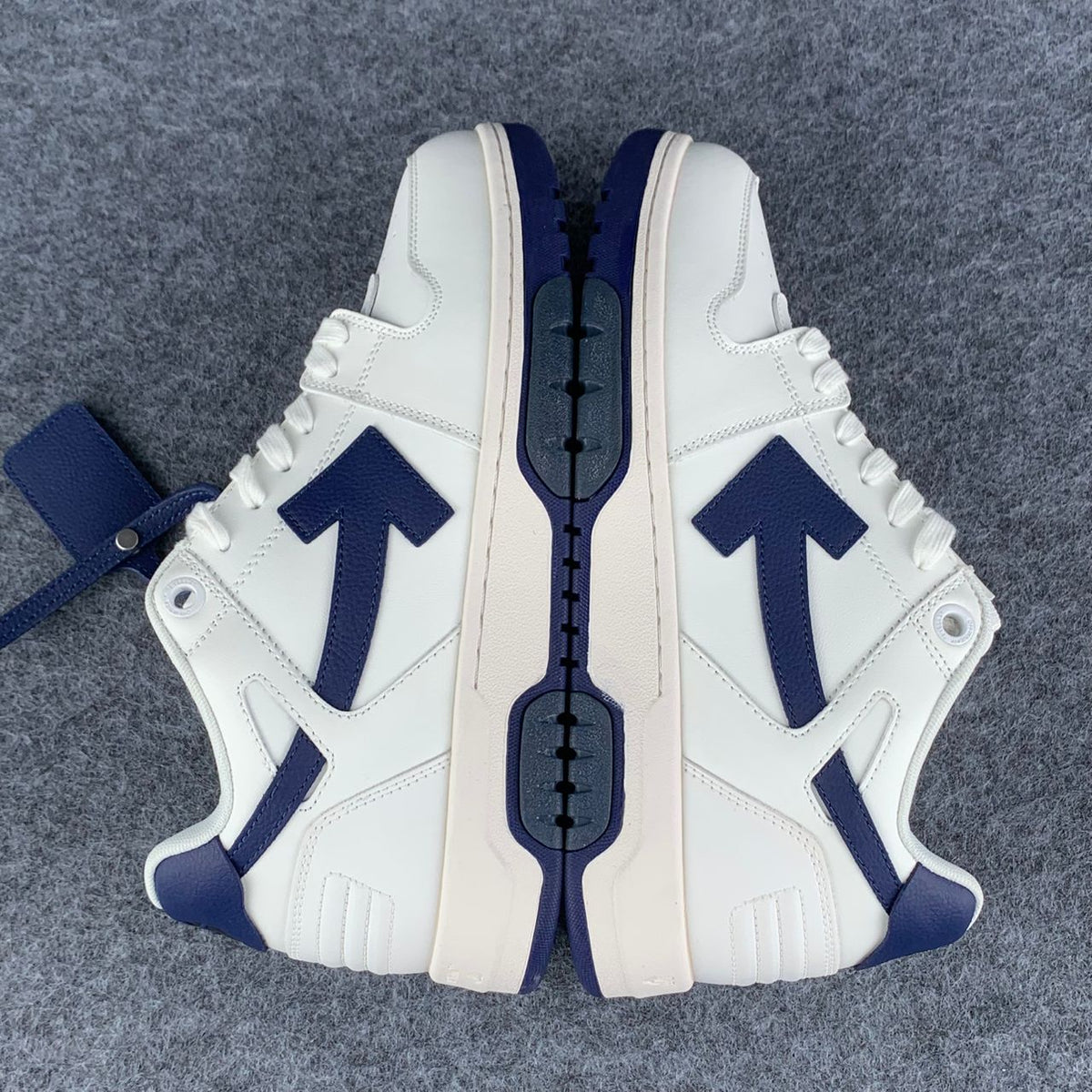 Off-White Out of Office 'White White Navy Blue'