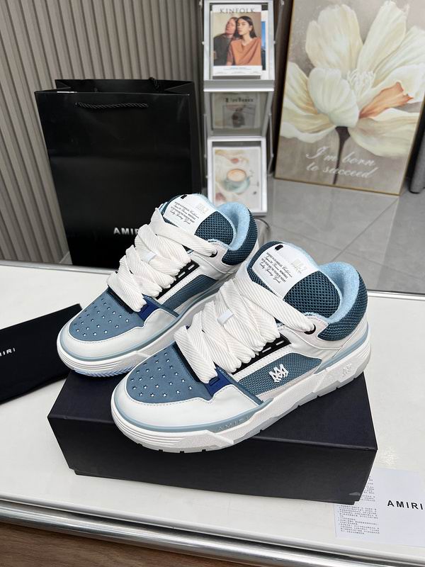 Amiri MA-1 Low-Top Sneaker — White / Blue