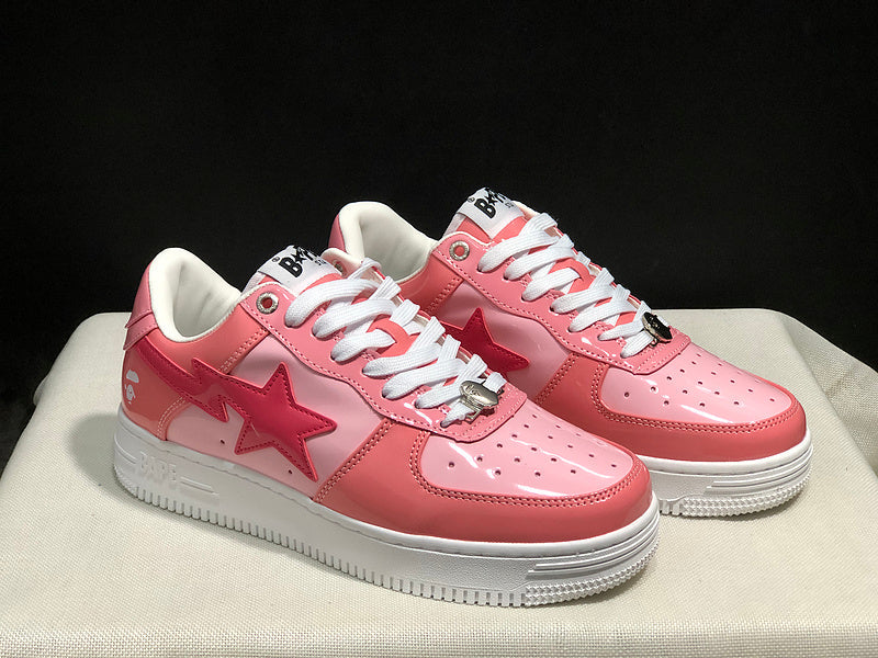 BAPE Sta Low 'Pink' | Patent Leather Bapesta