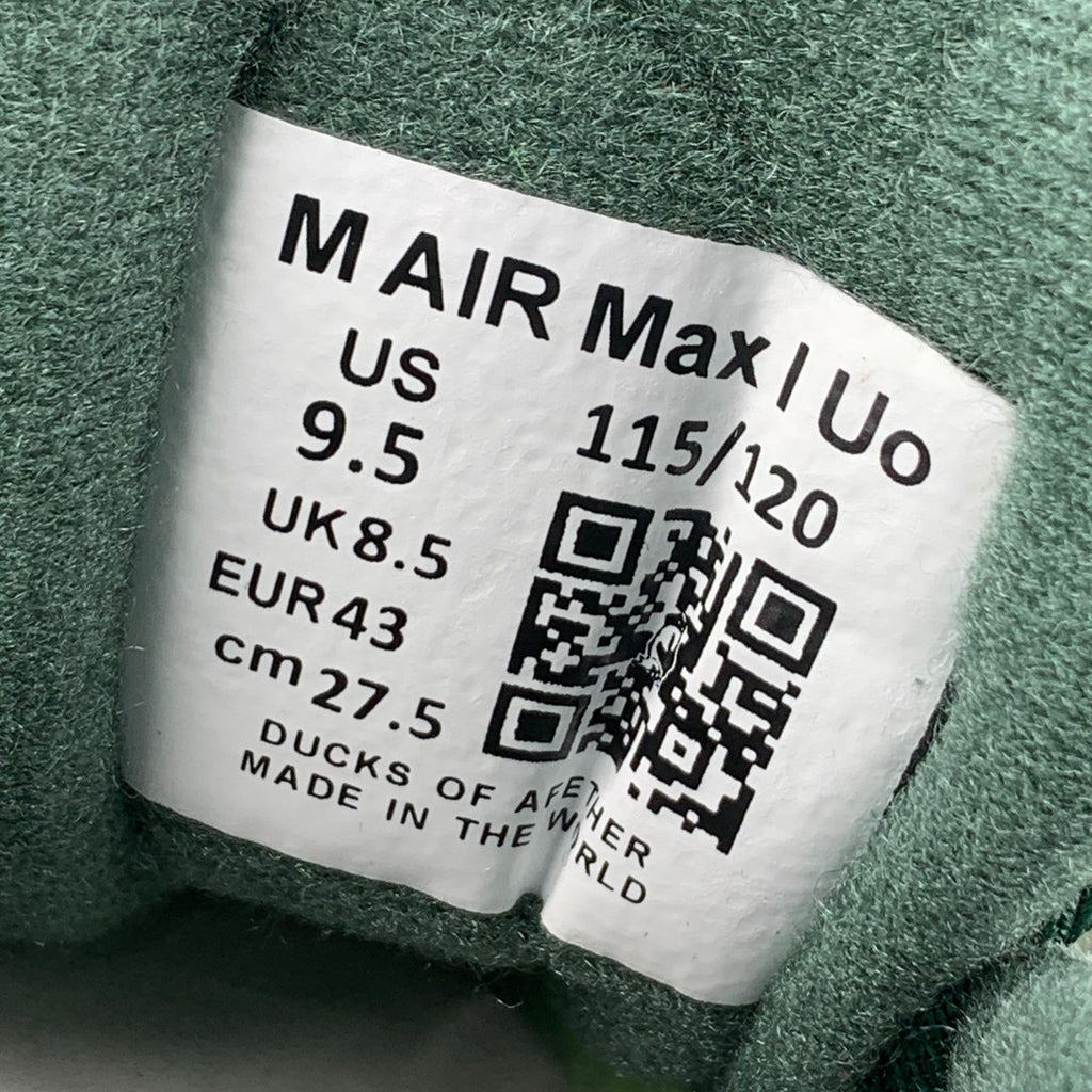 Division Street x Tinker Hatfield x Air Max 1 'University of Oregon - Ducks of a Feather' Sample