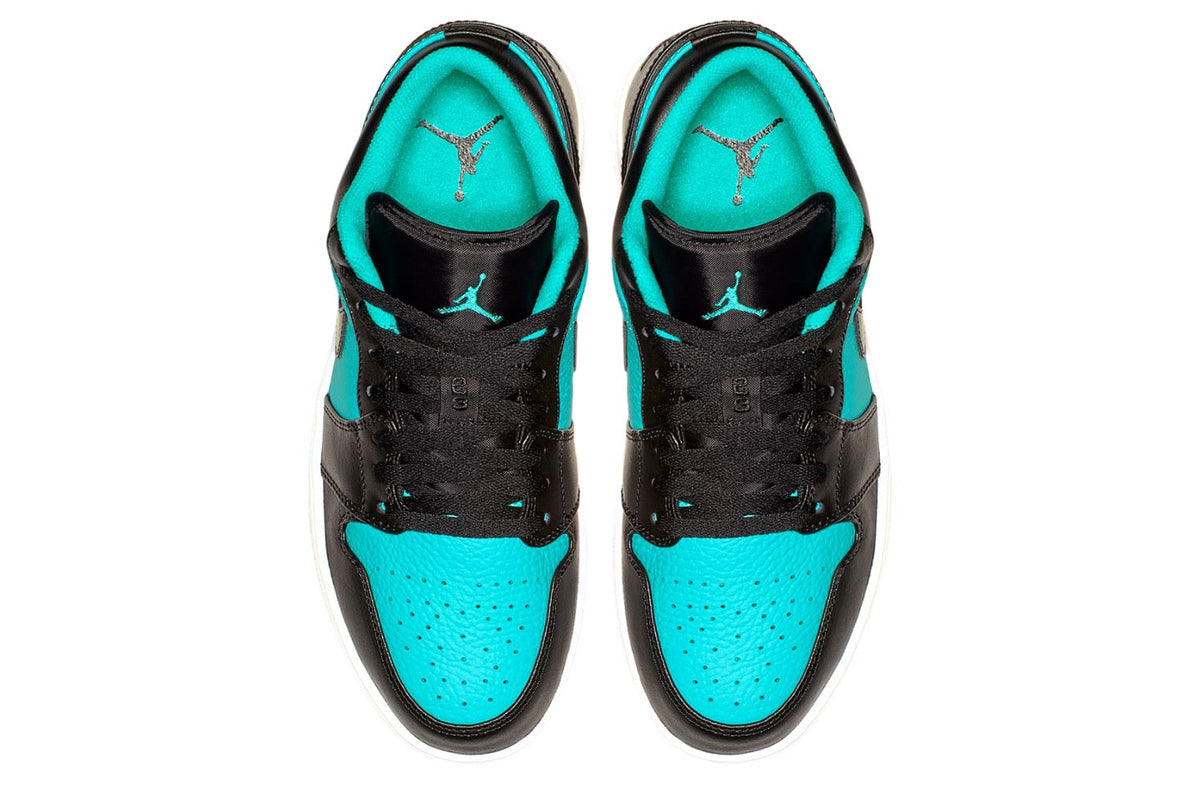 Air Jordan 1 Low Black / Aqua 553558-006