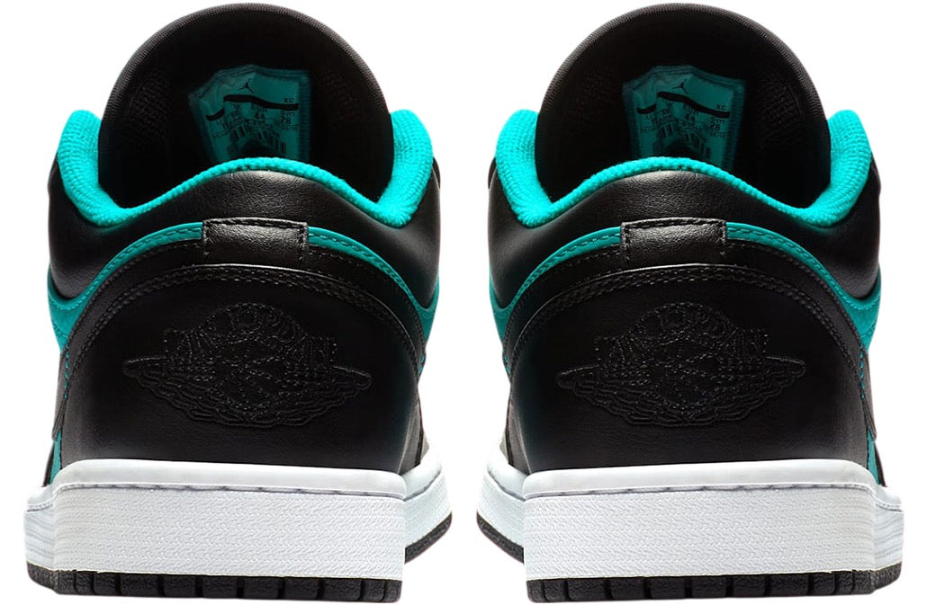 Air Jordan 1 Low Black / Aqua 553558-006
