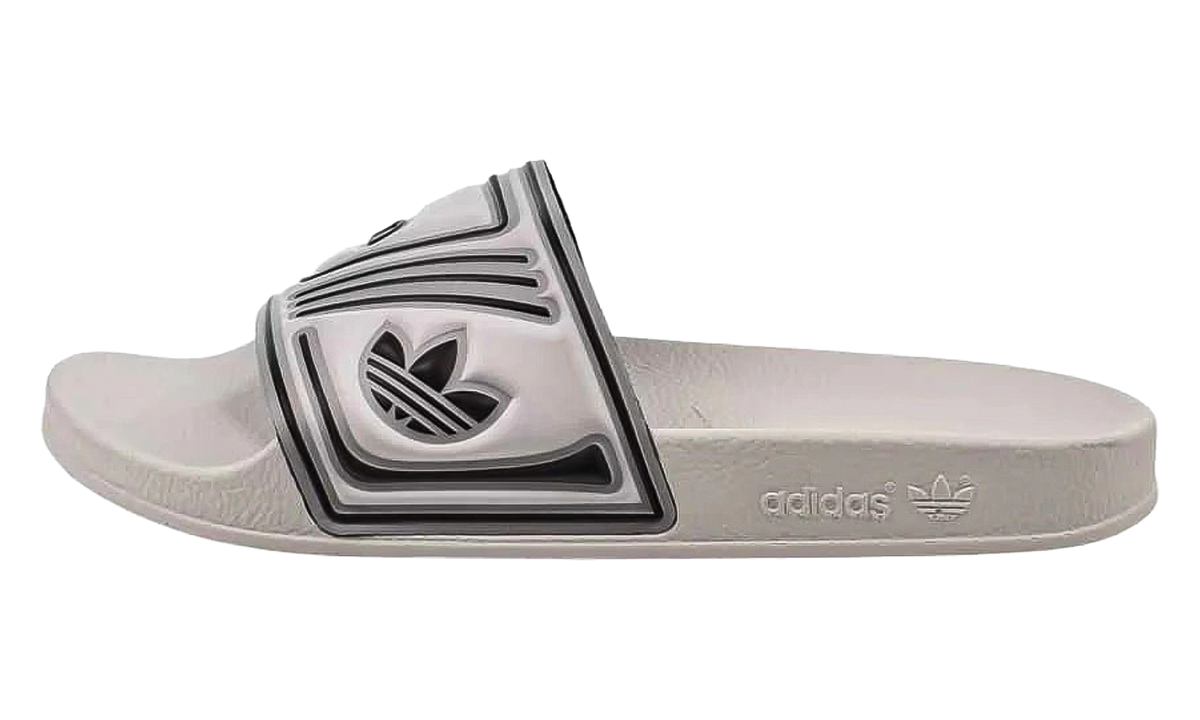 Adilette Slides "White Black" EE6178