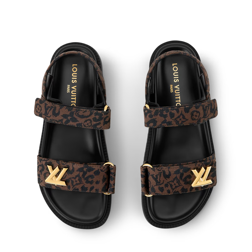 LV Sunset Comfort Sandals Brown