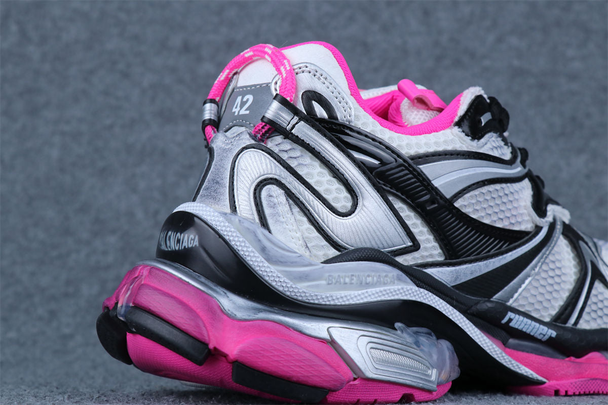 Balenciaga Wmns Runner Sneaker 'Worn-Out - Silver Pink'