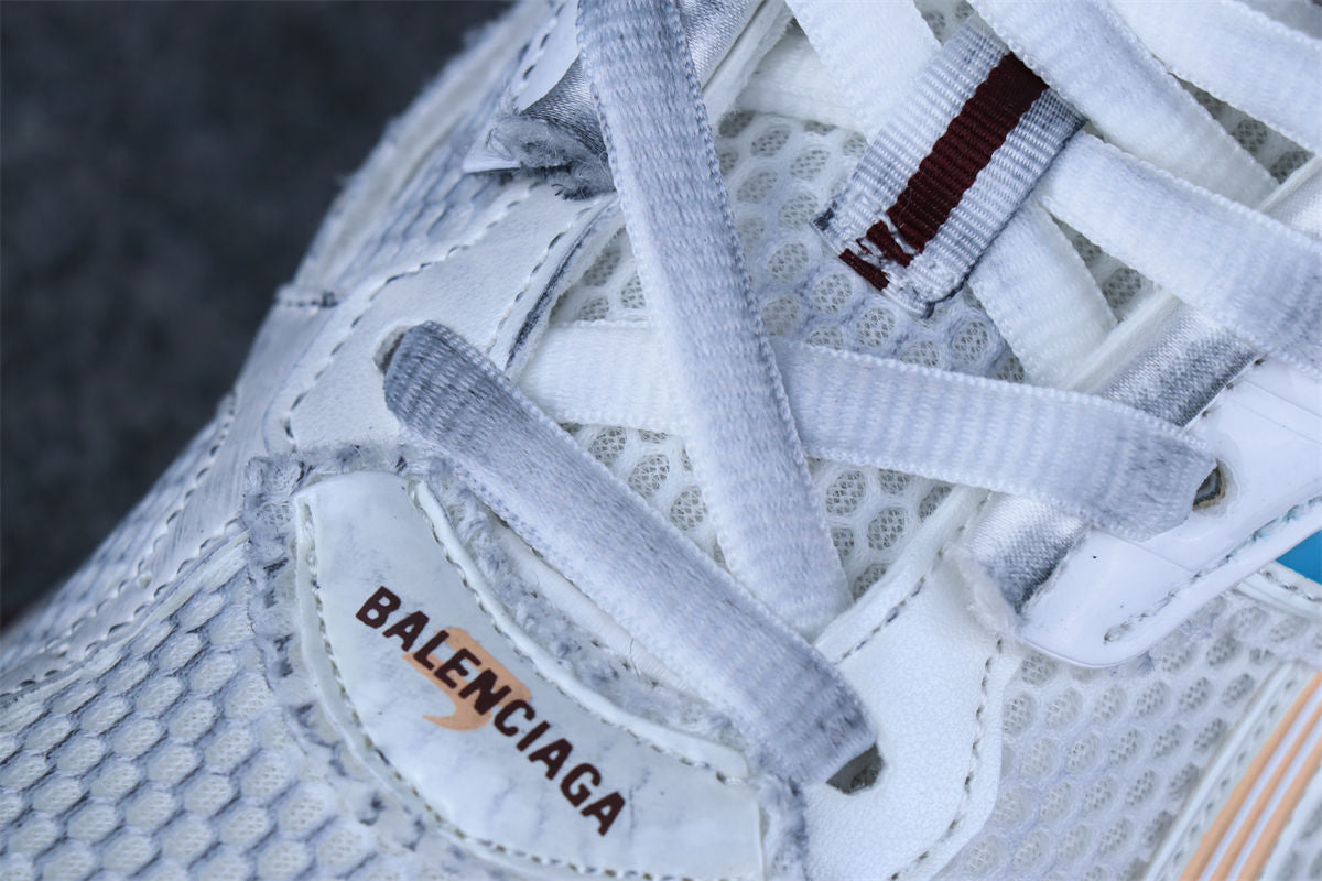 Balenciaga Wmns Runner Sneaker 'Worn-Out - White Blue Pink'