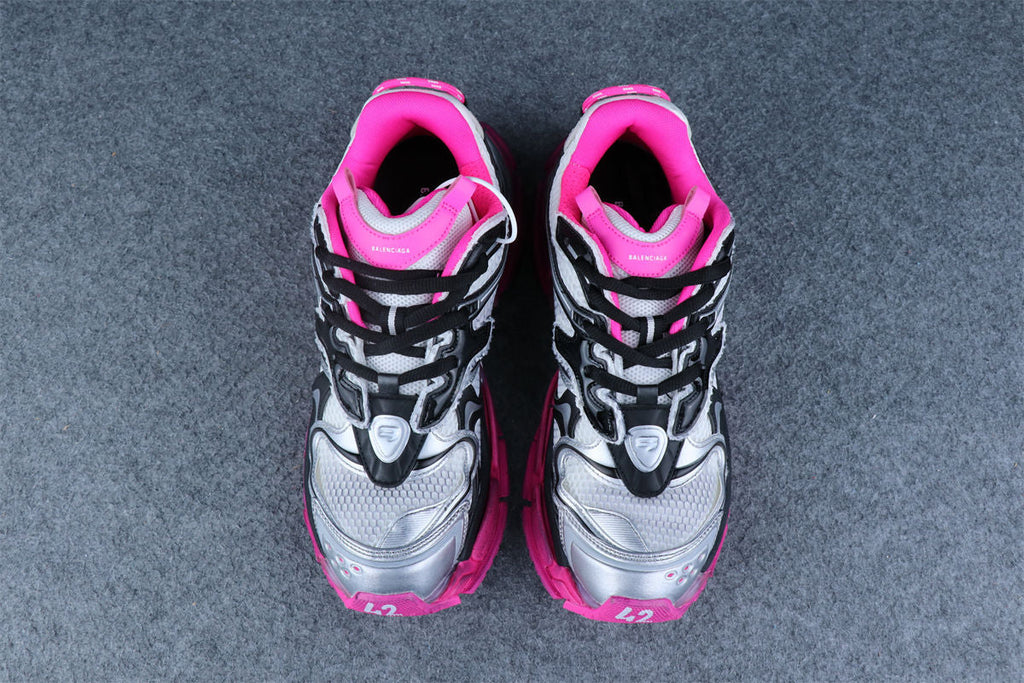 Balenciaga Wmns Runner Sneaker 'Worn-Out - Silver Pink'