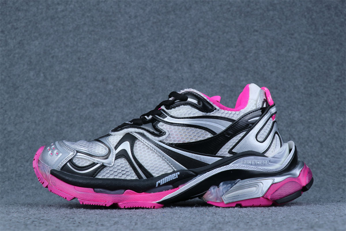 Balenciaga Wmns Runner Sneaker 'Worn-Out - Silver Pink'