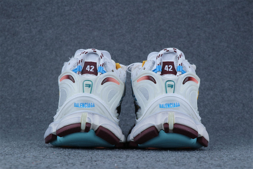 Balenciaga Wmns Runner Sneaker 'Worn-Out - White Blue Pink'