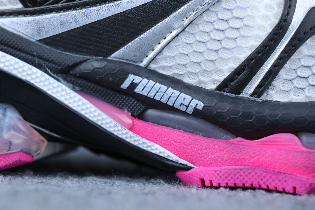 Balenciaga Wmns Runner Sneaker 'Worn-Out - Silver Pink'